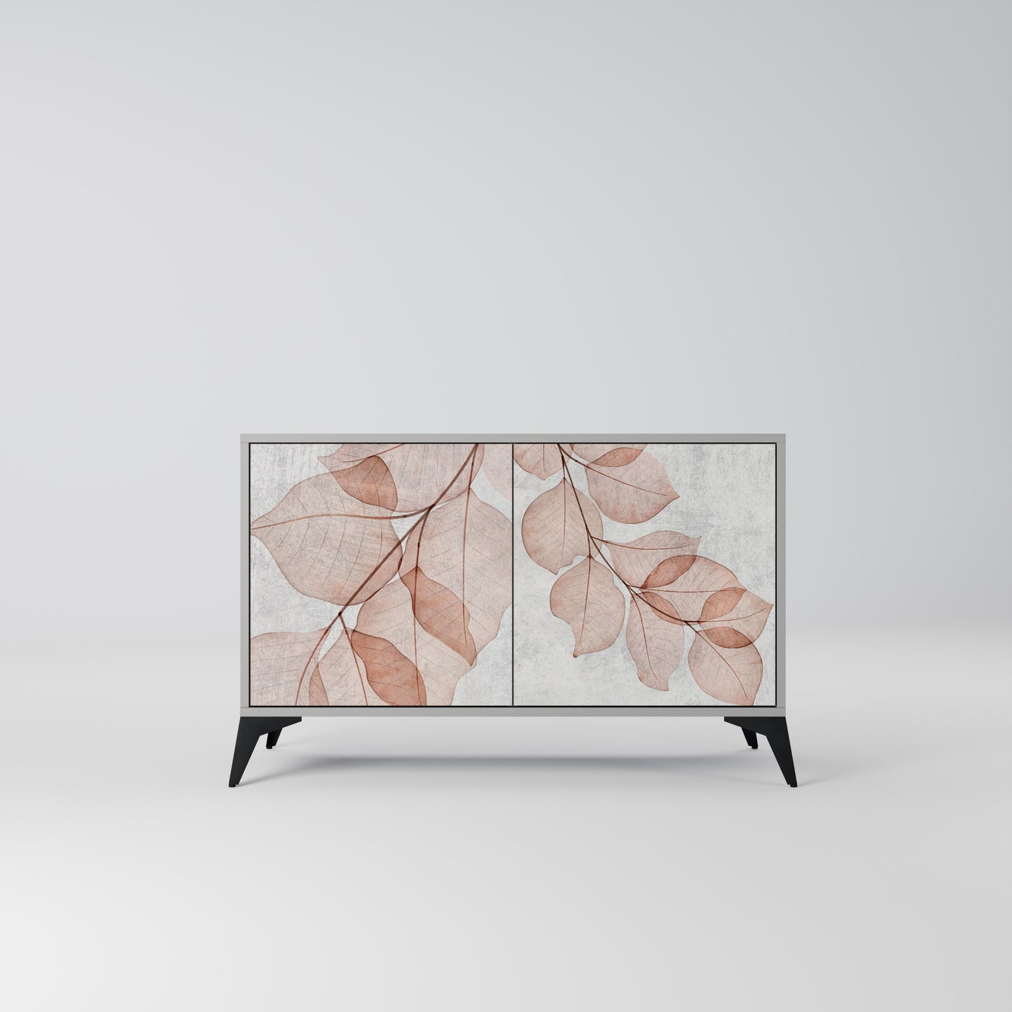 AUTUMN FRAGILITY 2-Door Sideboard in Grey Finish