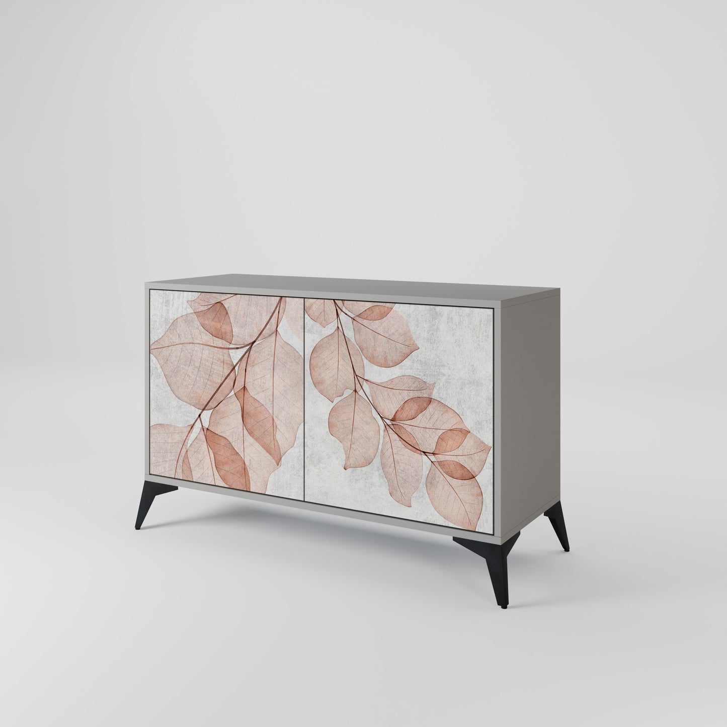 AUTUMN FRAGILITY 2-Door Sideboard in Grey Finish