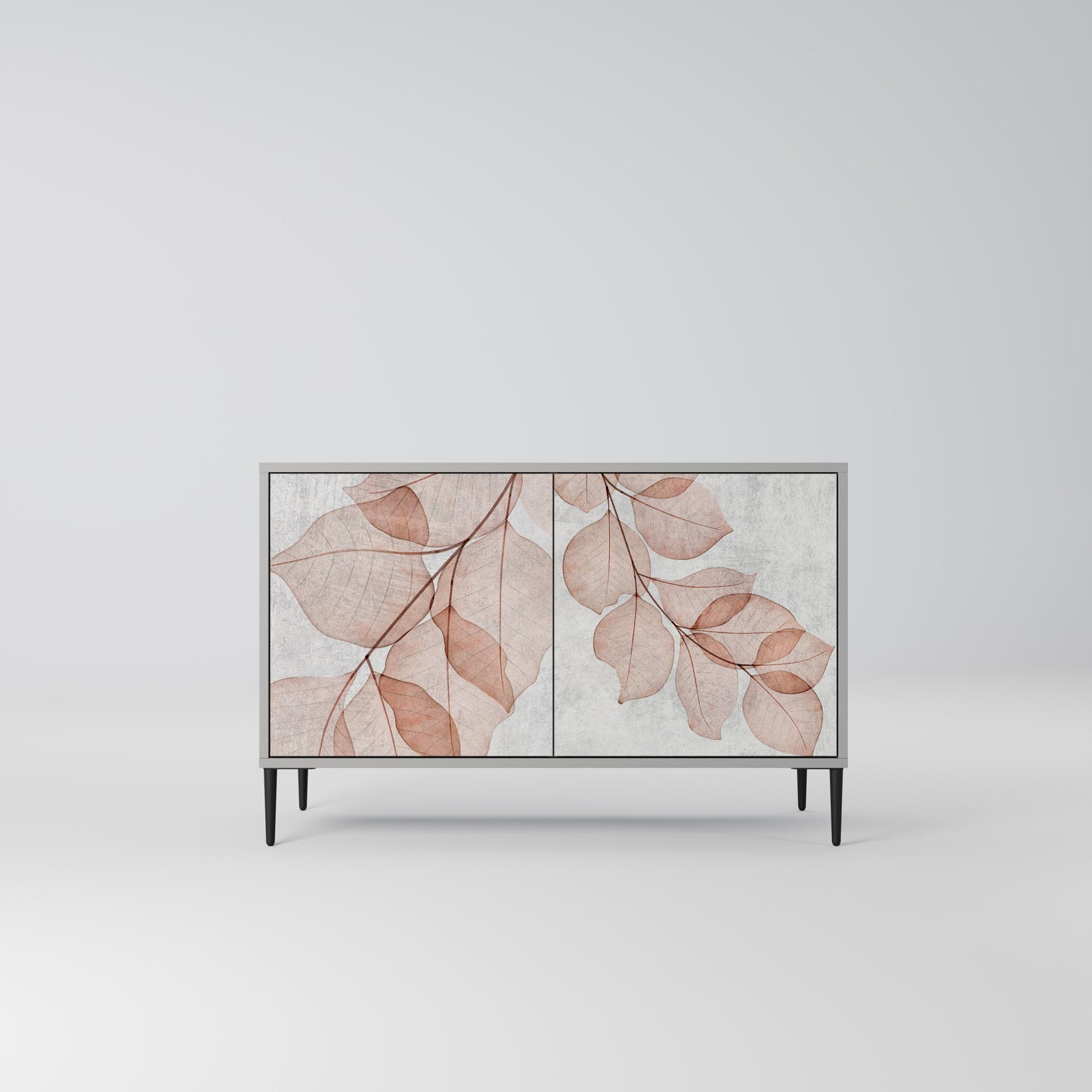 AUTUMN FRAGILITY 2-Door Sideboard in Grey Finish