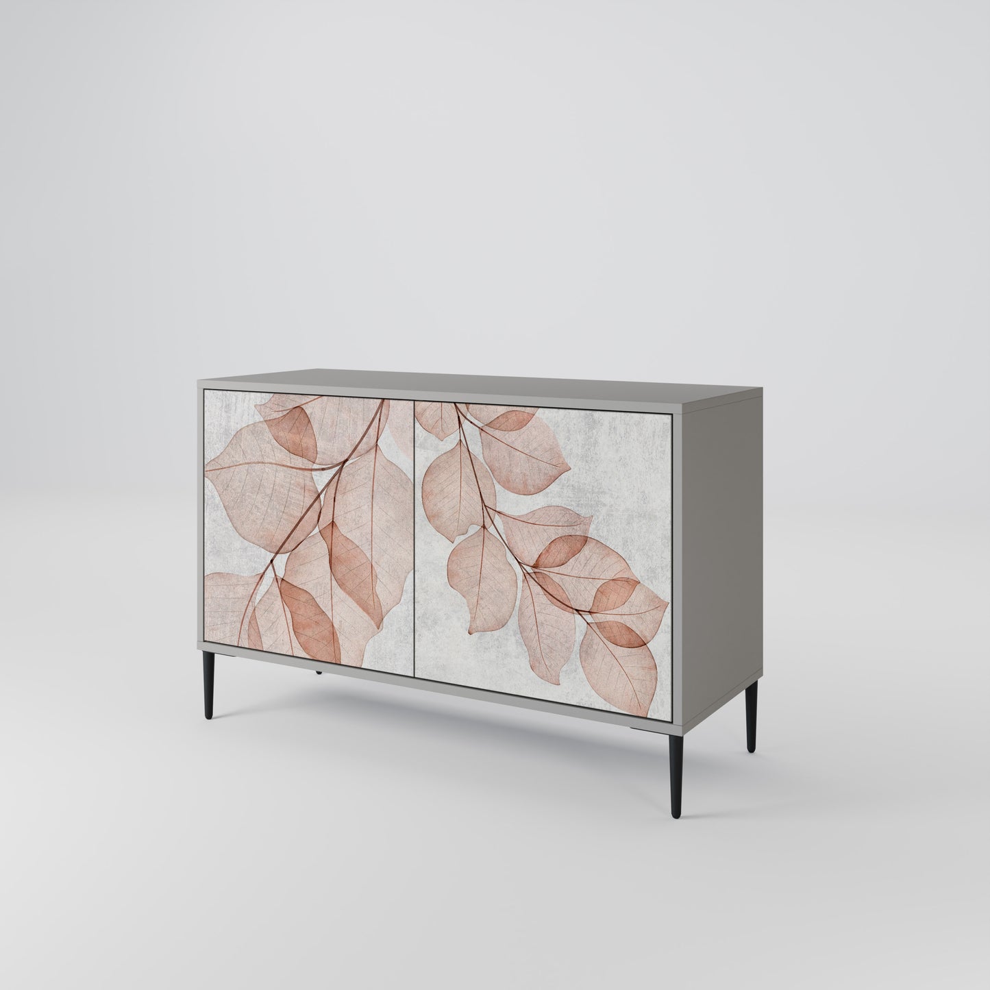 AUTUMN FRAGILITY 2-Door Sideboard in Grey Finish