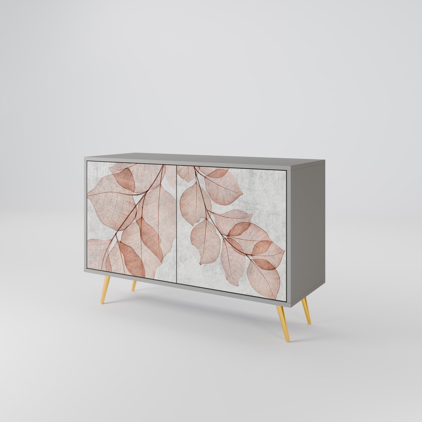 AUTUMN FRAGILITY 2-Door Sideboard in Grey Finish