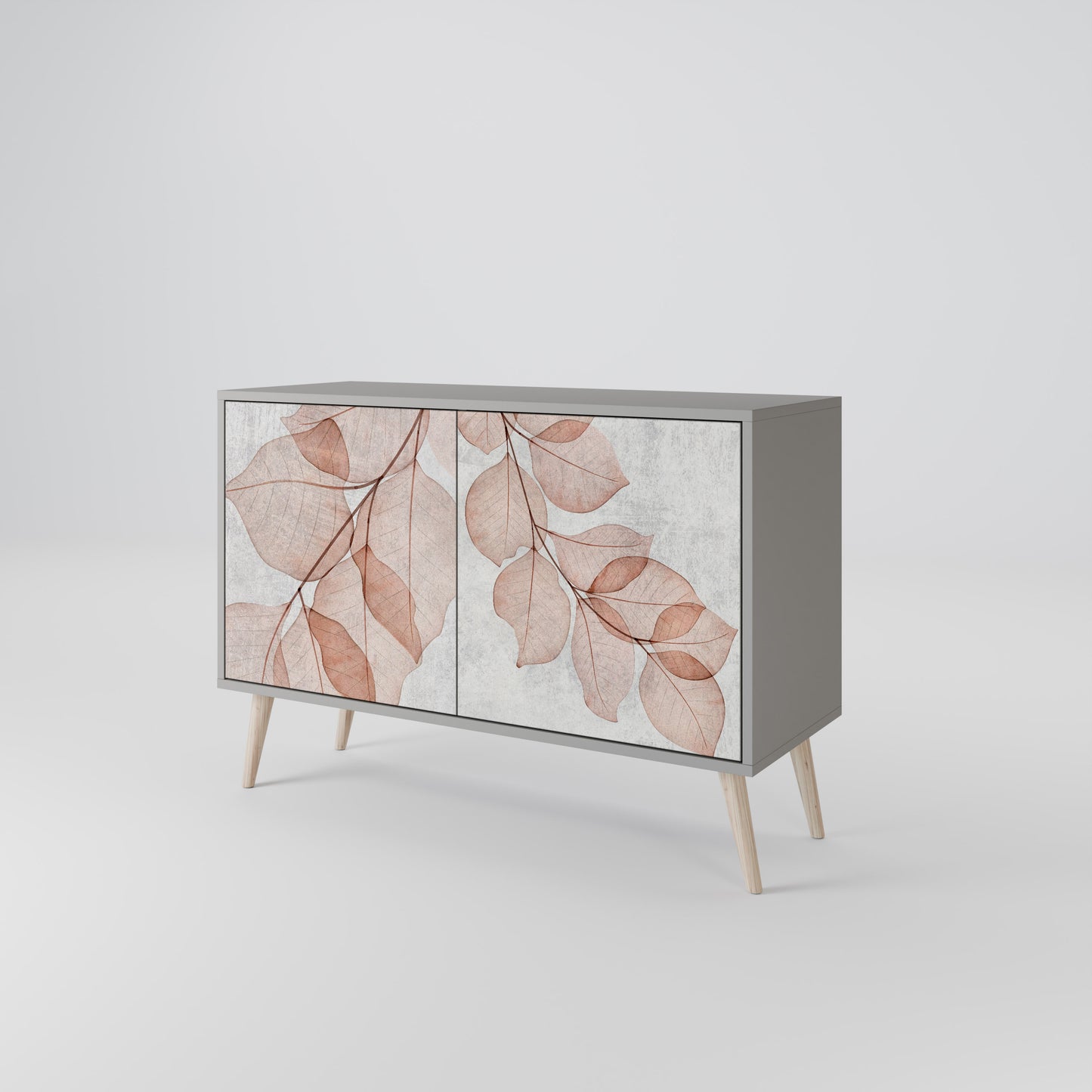 AUTUMN FRAGILITY 2-Door Sideboard in Grey Finish
