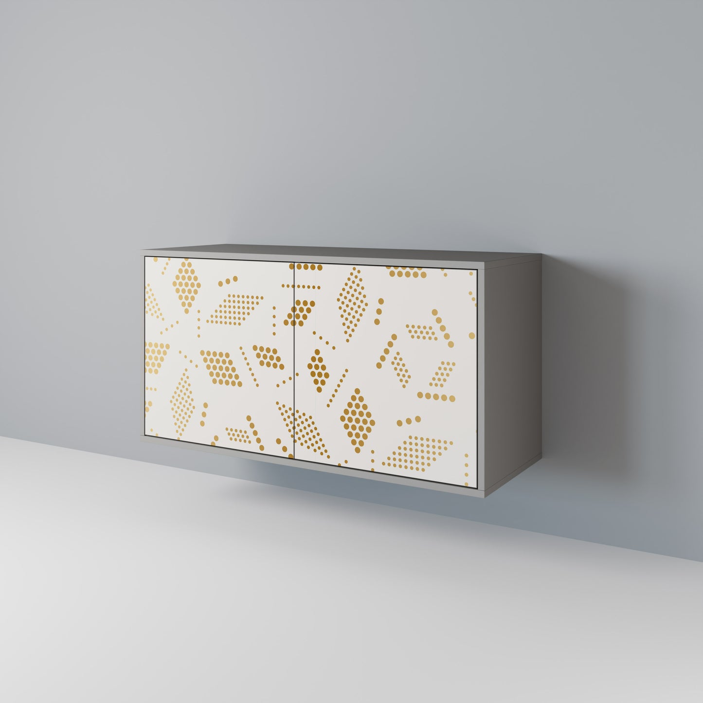 SPOTTED DAZE 2-Door Sideboard in Grey Finish