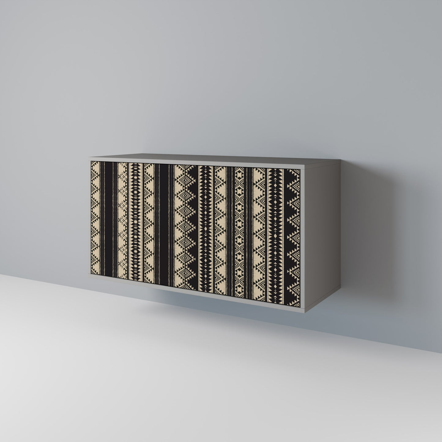 AZTEC 2-Door Sideboard in Grey Finish