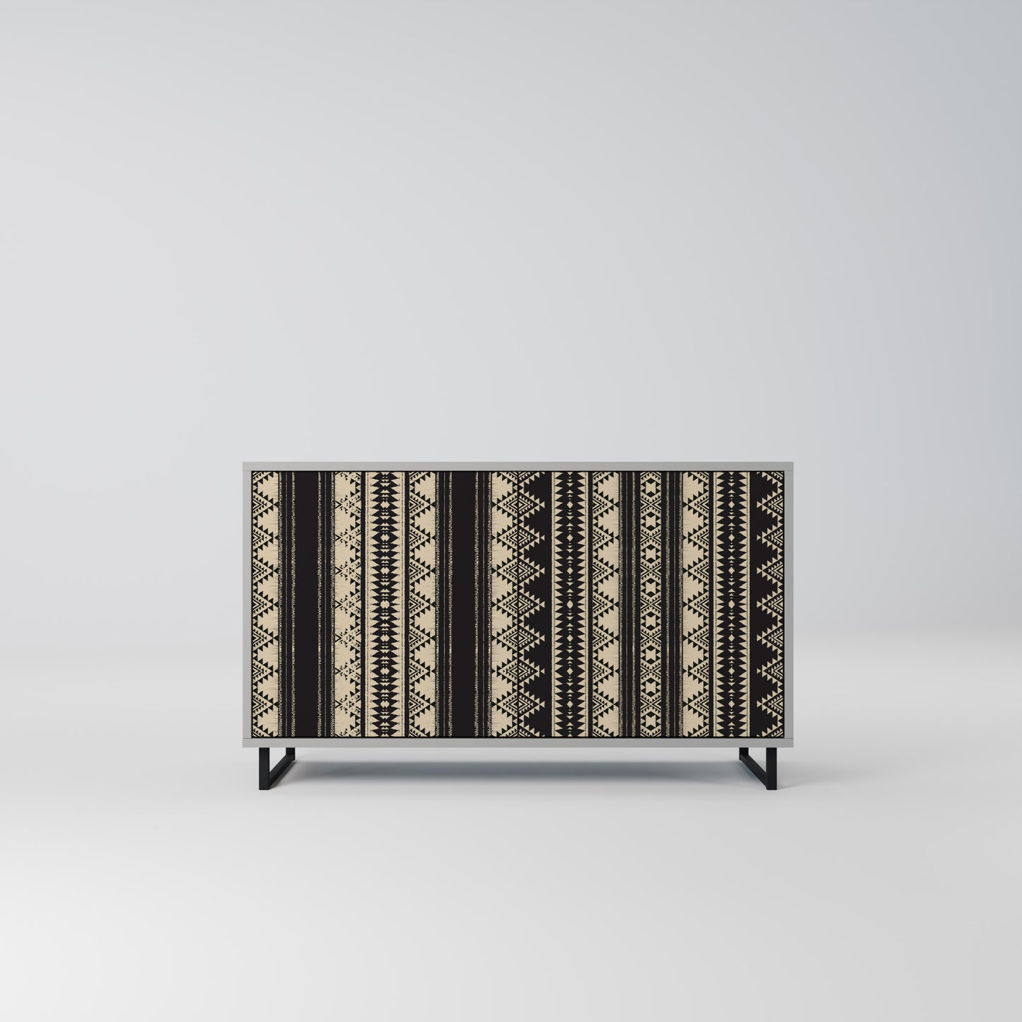 AZTEC 2-Door Sideboard in Grey Finish