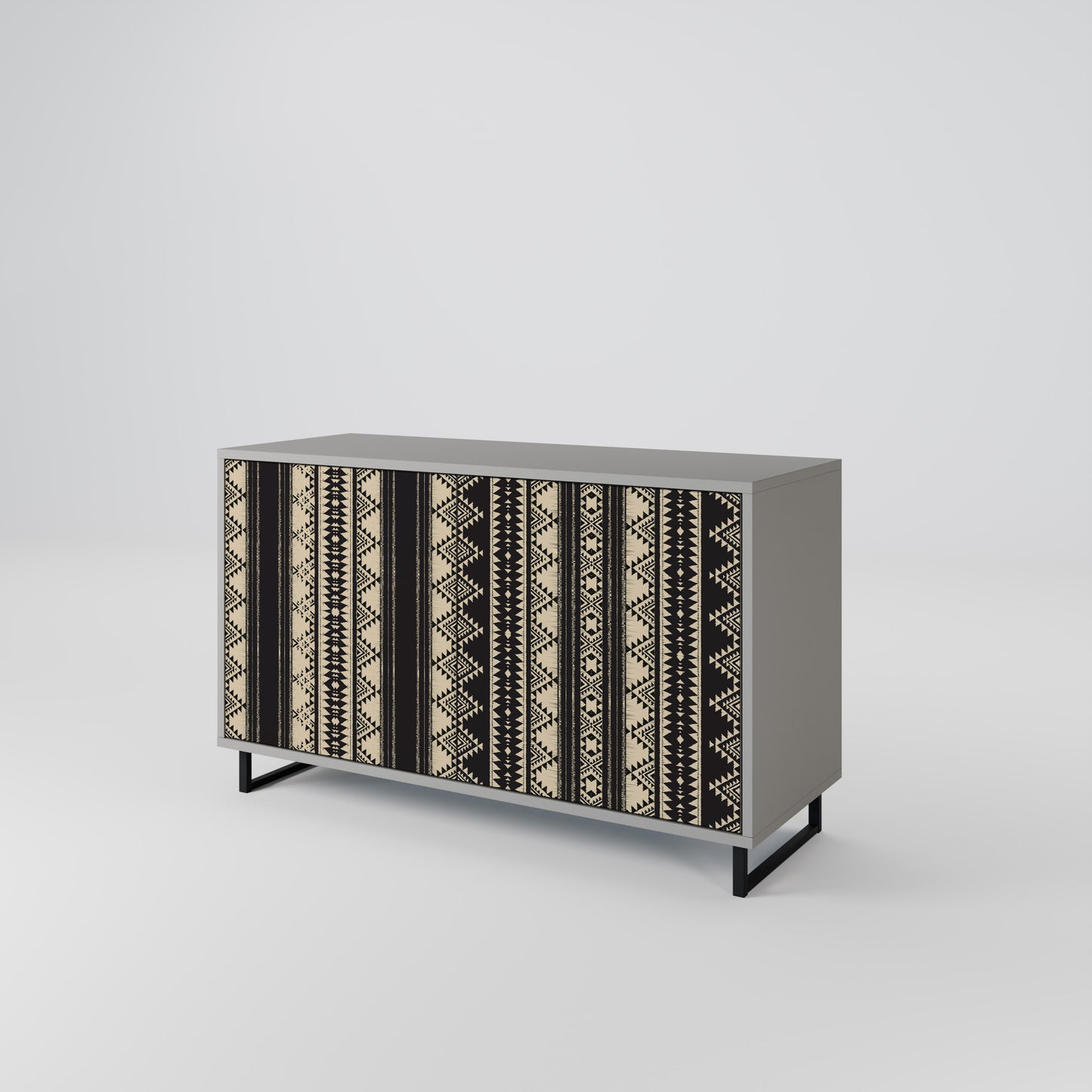 AZTEC 2-Door Sideboard in Grey Finish