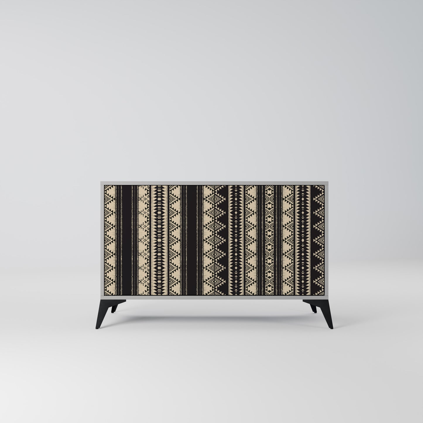 AZTEC 2-Door Sideboard in Grey Finish