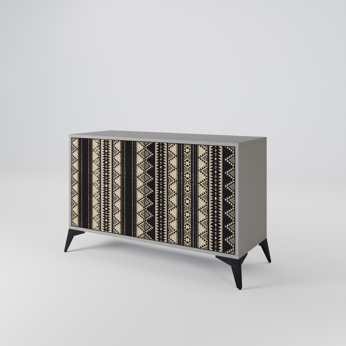 AZTEC 2-Door Sideboard in Grey Finish