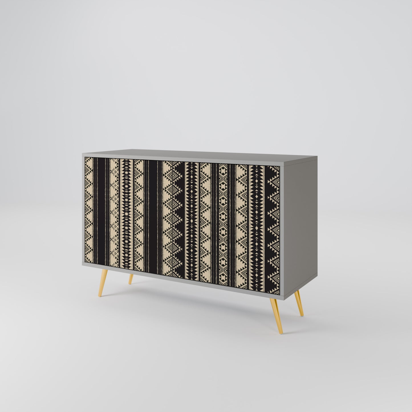 AZTEC 2-Door Sideboard in Grey Finish