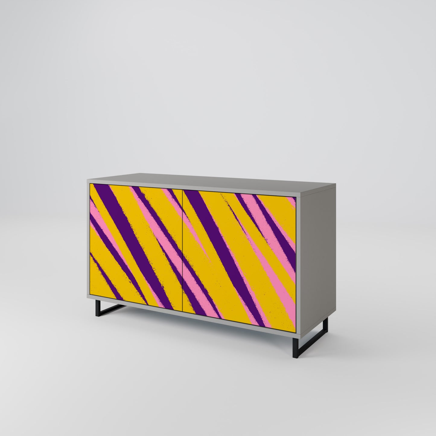 DREAMS COME TRUE 2-Door Sideboard in Grey Finish