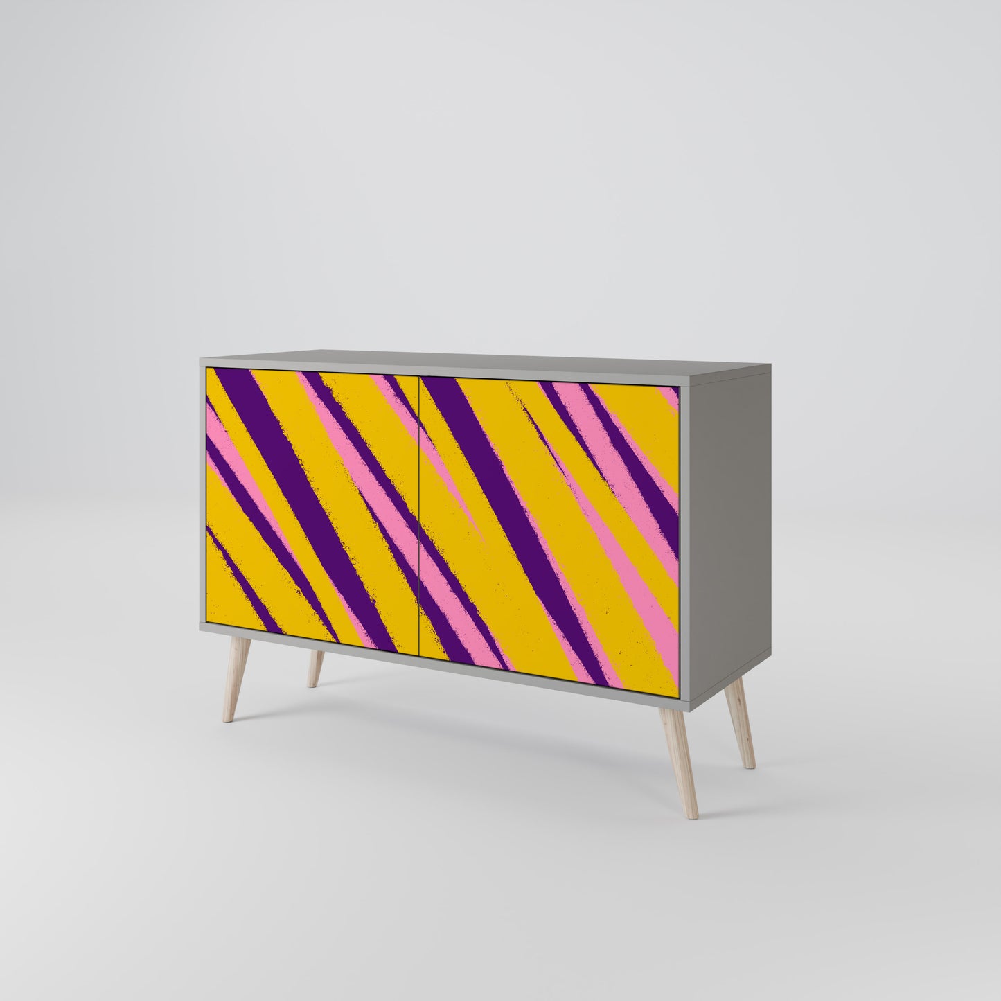 DREAMS COME TRUE 2-Door Sideboard in Grey Finish
