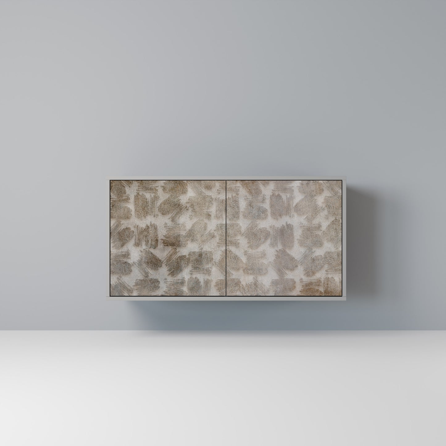 SLIGHTLY BLURRED 2-Door Sideboard in Grey Finish
