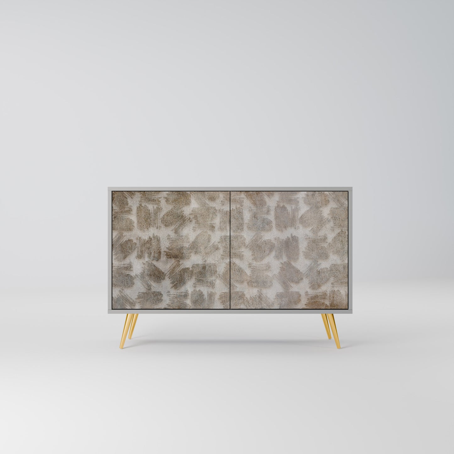 SLIGHTLY BLURRED 2-Door Sideboard in Grey Finish