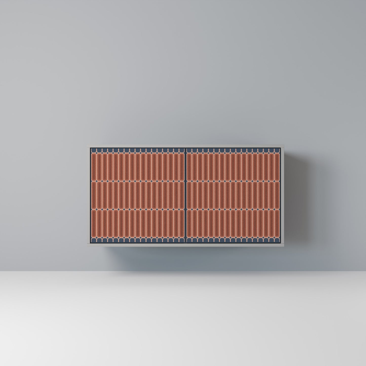 HYPNOTIC GATE 2-Door Sideboard in Grey Finish