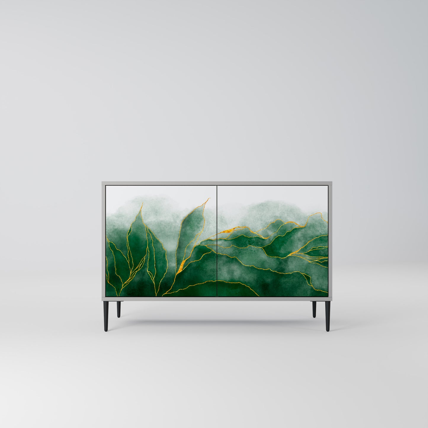 EXPENSIVE NATURE 2-Door Sideboard in Grey Finish