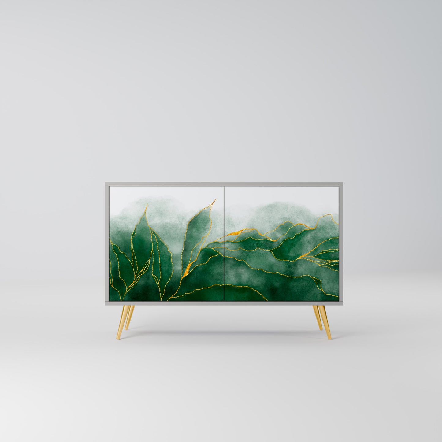EXPENSIVE NATURE 2-Door Sideboard in Grey Finish
