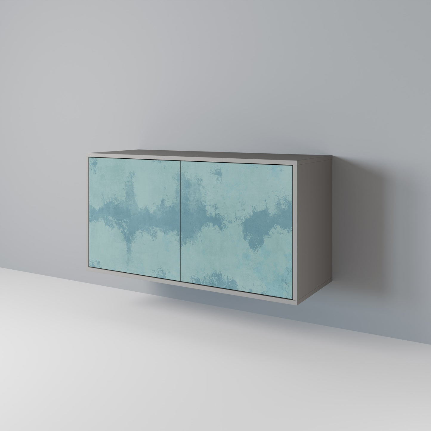 SKY WASH 2-Door Sideboard in Grey Finish