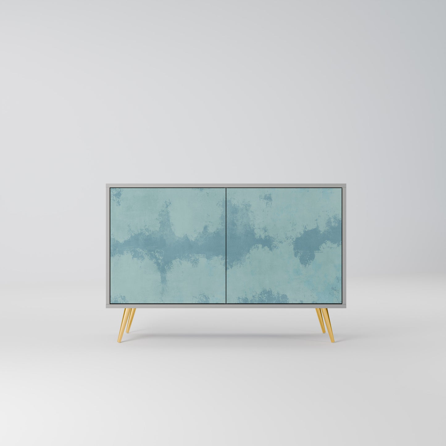 SKY WASH 2-Door Sideboard in Grey Finish