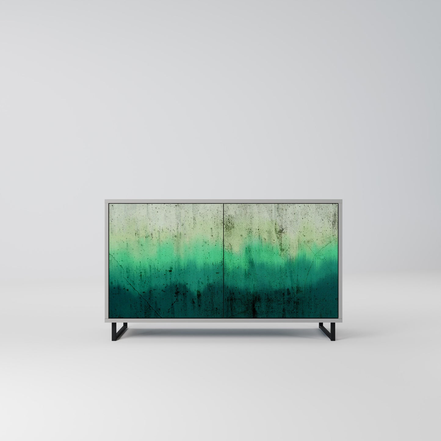 NORTHERN LIGHTS 2-Door Sideboard in Grey Finish