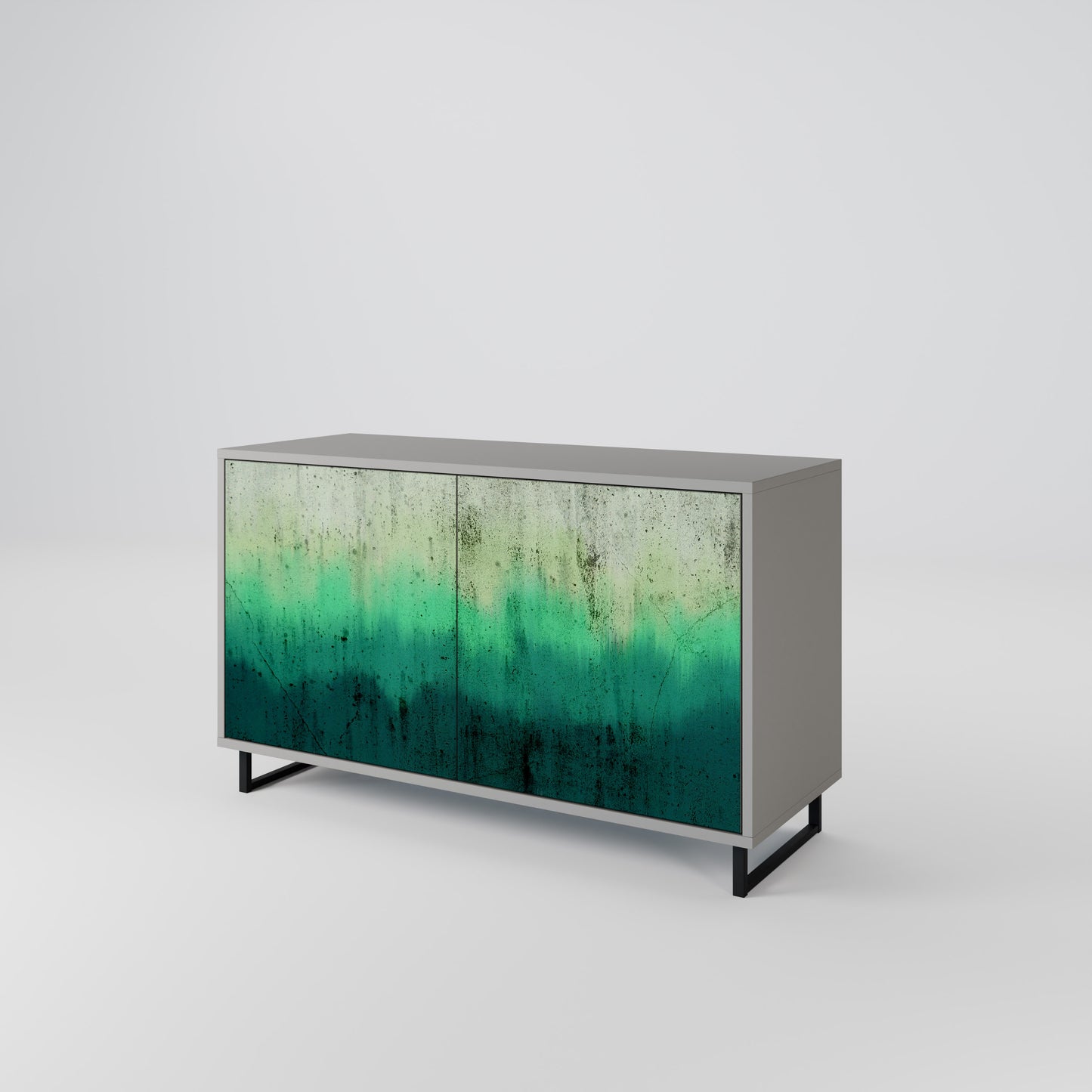 NORTHERN LIGHTS 2-Door Sideboard in Grey Finish