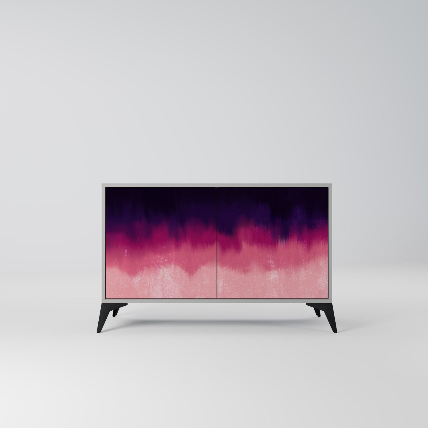 AURORA BOREALIS 2-Door Sideboard in Grey Finish