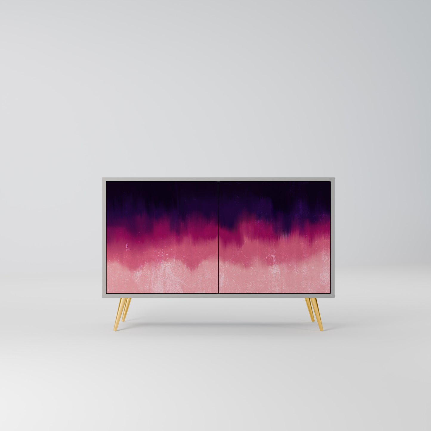 AURORA BOREALIS 2-Door Sideboard in Grey Finish