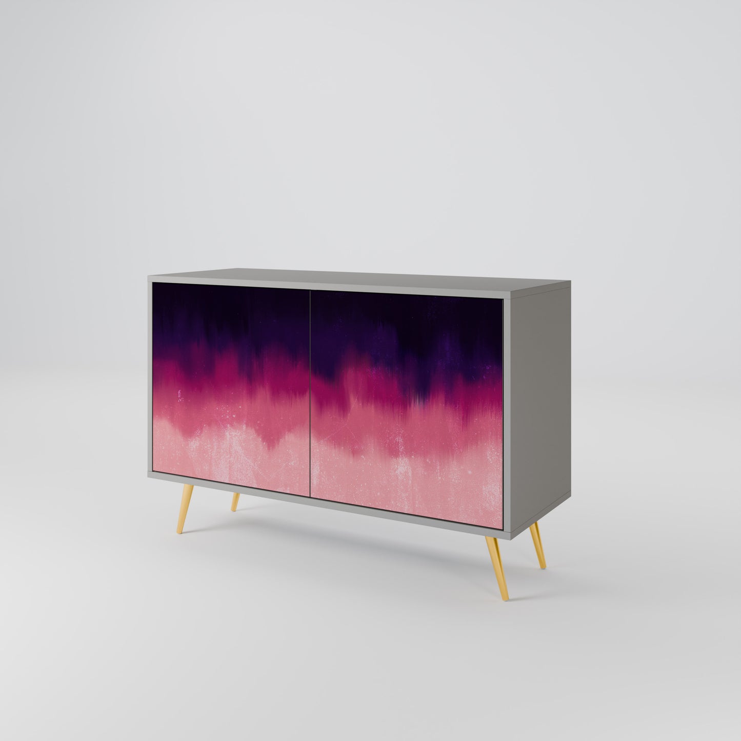 AURORA BOREALIS 2-Door Sideboard in Grey Finish