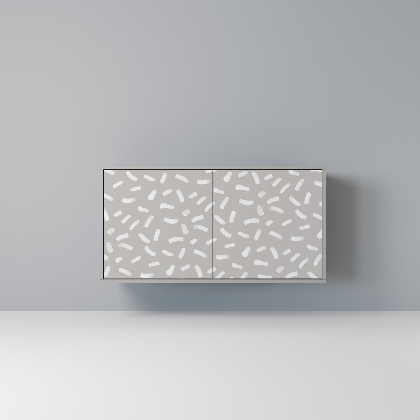 PASSING SECONDS 2-Door Sideboard in Grey Finish