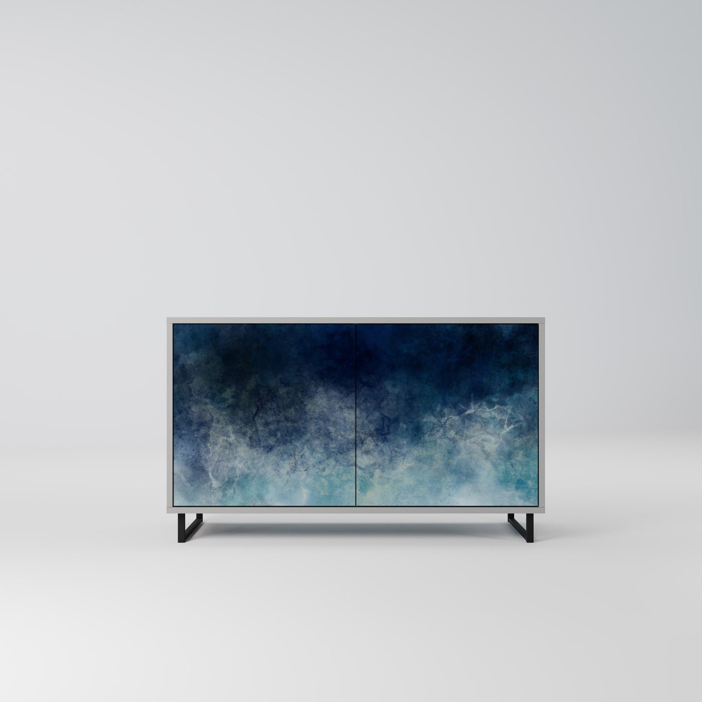 CELESTIAL FALL 2-Door Sideboard in Grey Finish