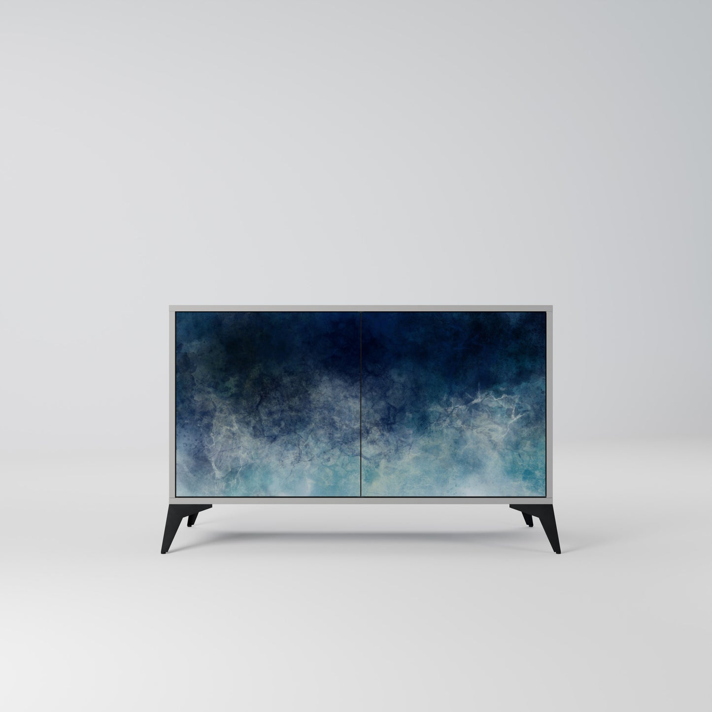 CELESTIAL FALL 2-Door Sideboard in Grey Finish