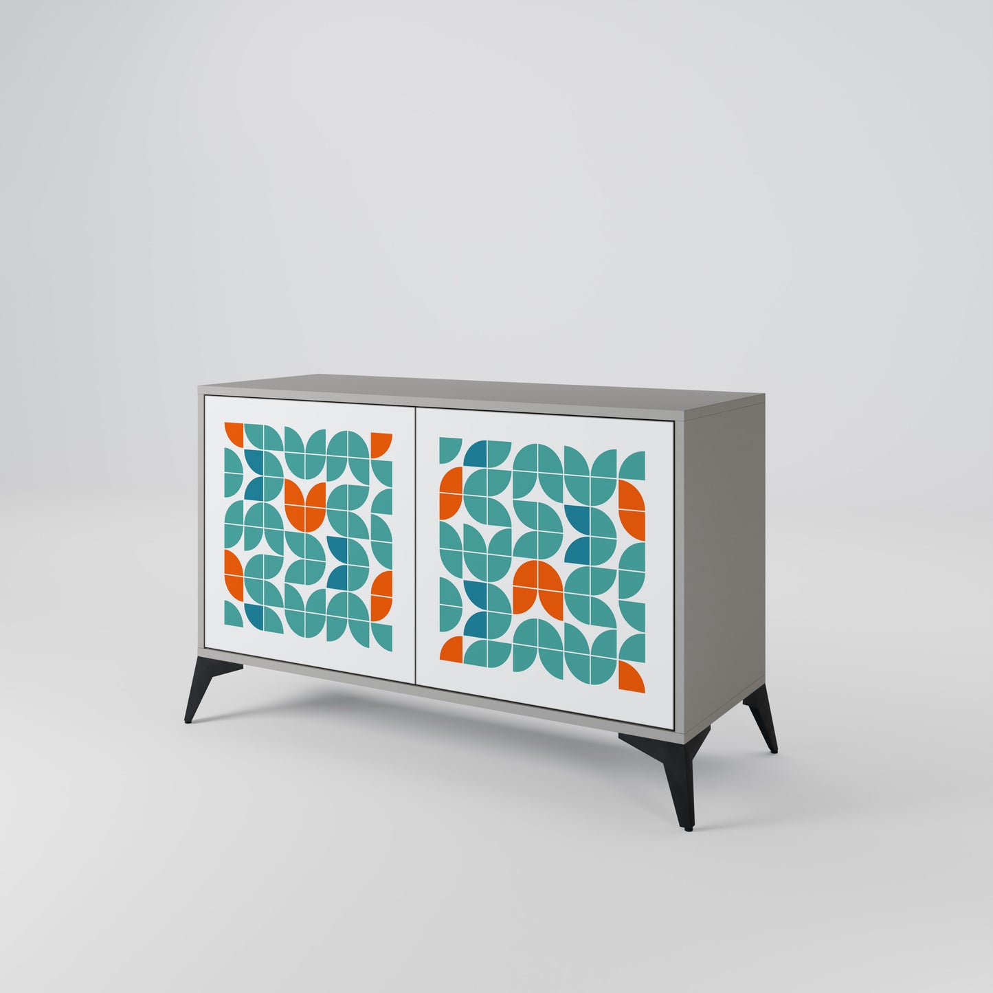 BE THE CHANGE 2-Door Sideboard in Grey Finish