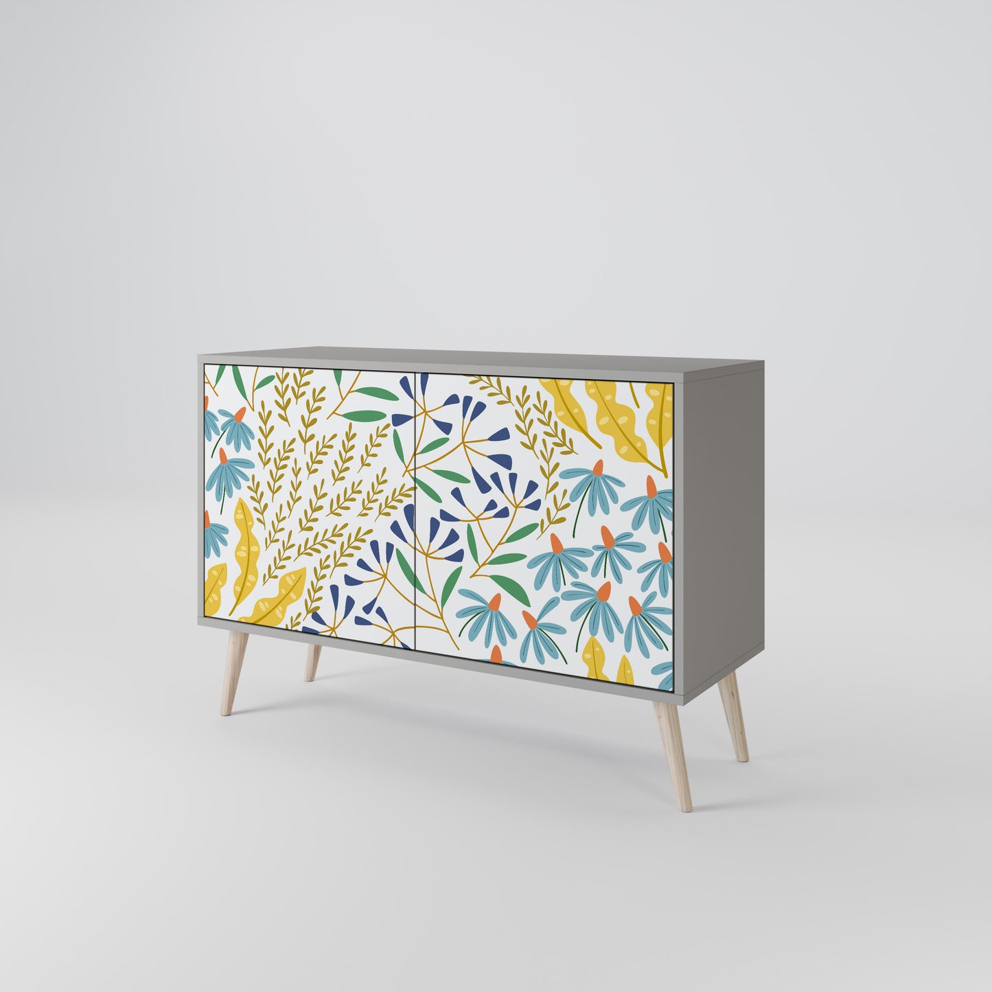 HELLO SPRING 2-Door Sideboard in Grey Finish