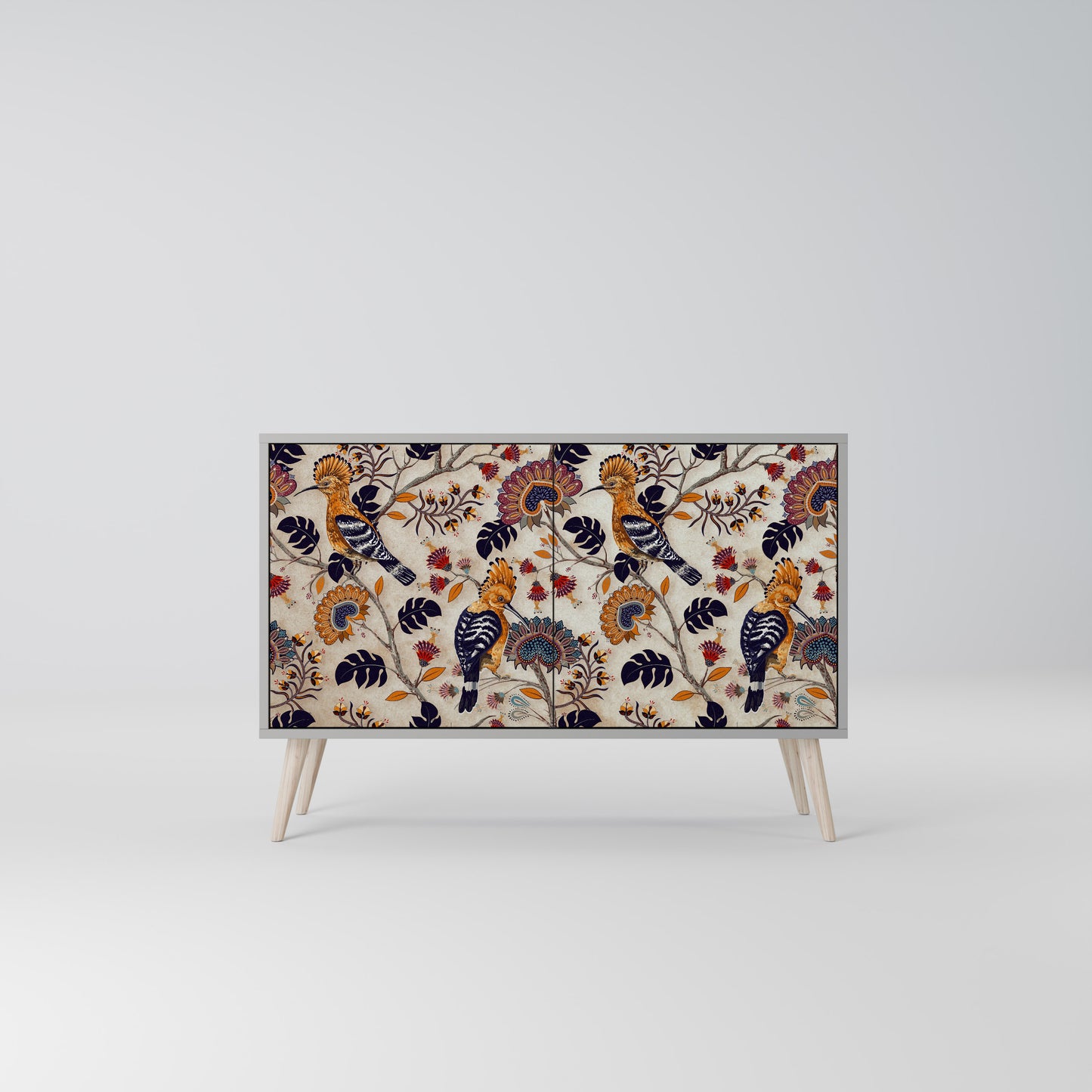EMINENT HOOPOE 2-Door Sideboard in Grey Finish