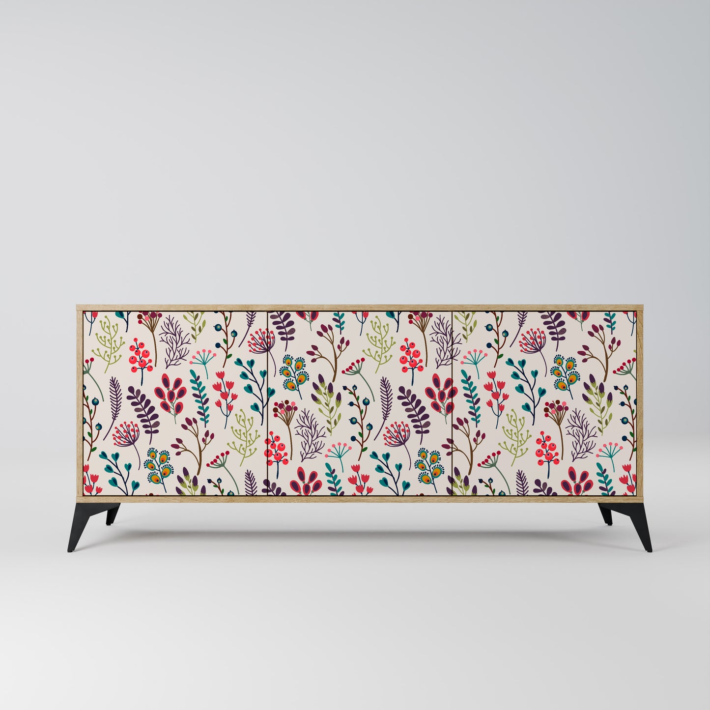 AUTUMN SUNDRIES 3-Door Sideboard in Oak Effect
