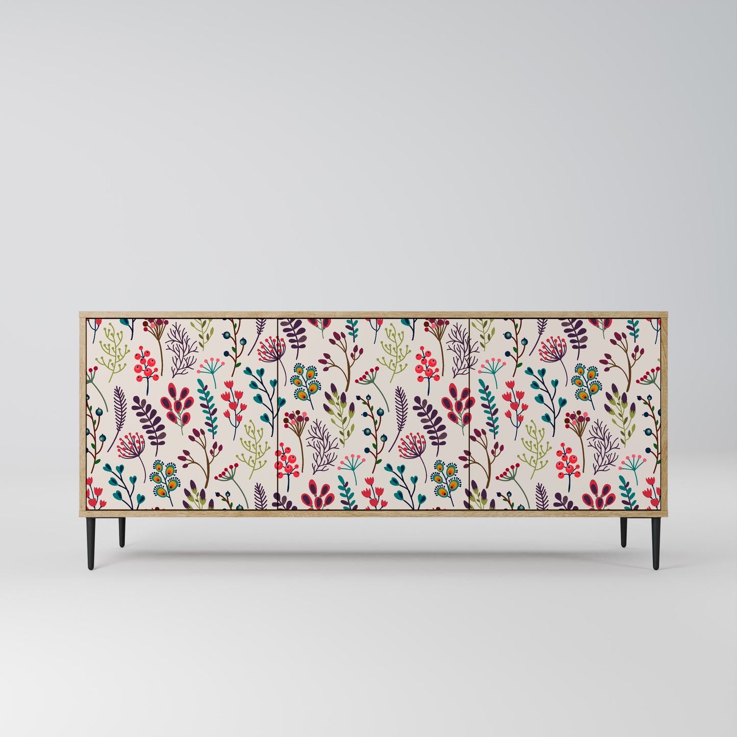 AUTUMN SUNDRIES 3-Door Sideboard in Oak Effect