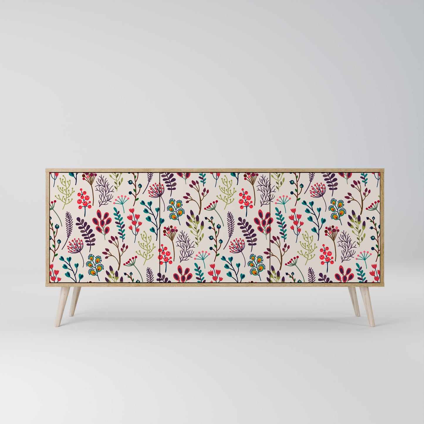 AUTUMN SUNDRIES 3-Door Sideboard in Oak Effect