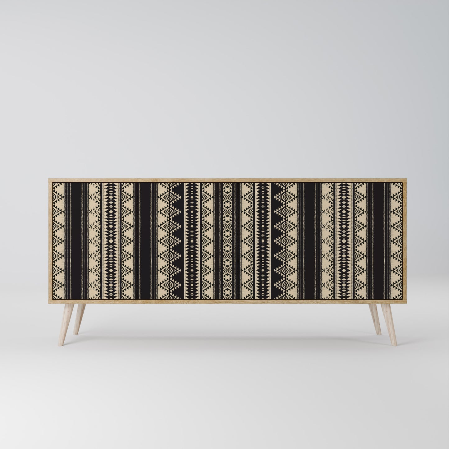 AZTEC 3-Door Sideboard in Oak Effect