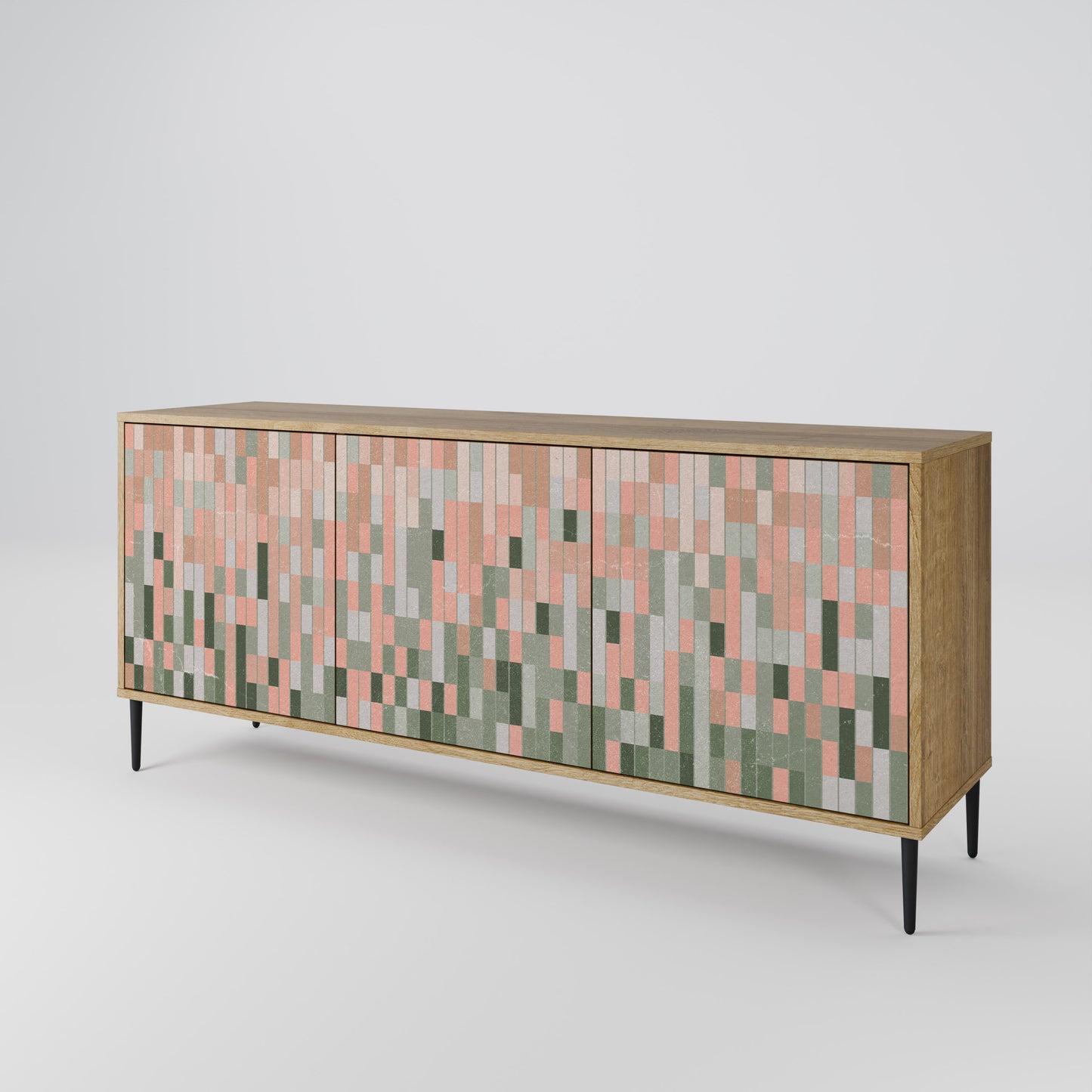 BUILDING THE FUTURE 3-Door Sideboard in Oak Effect