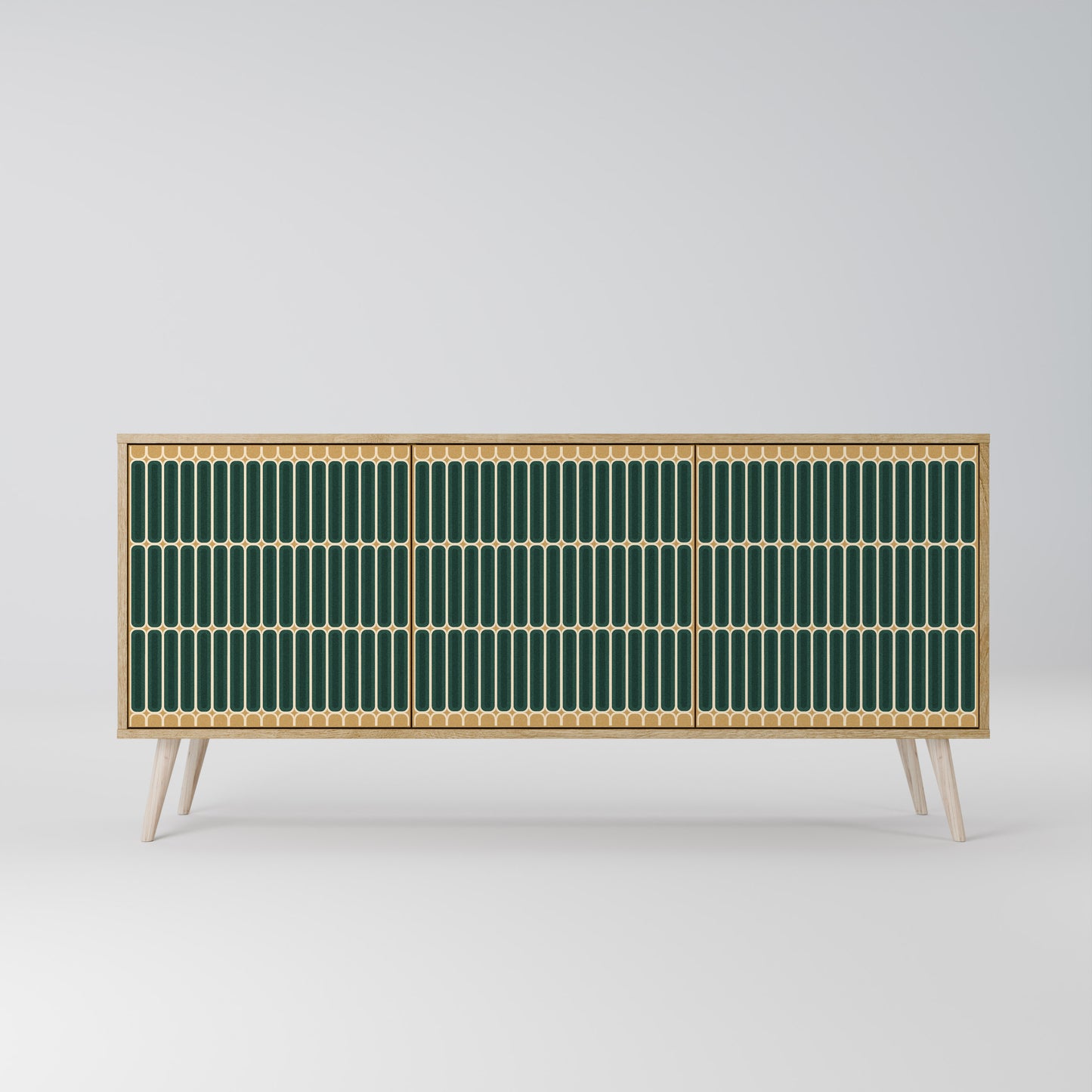 ILUSION GATE 3-Door Sideboard in Oak Effect