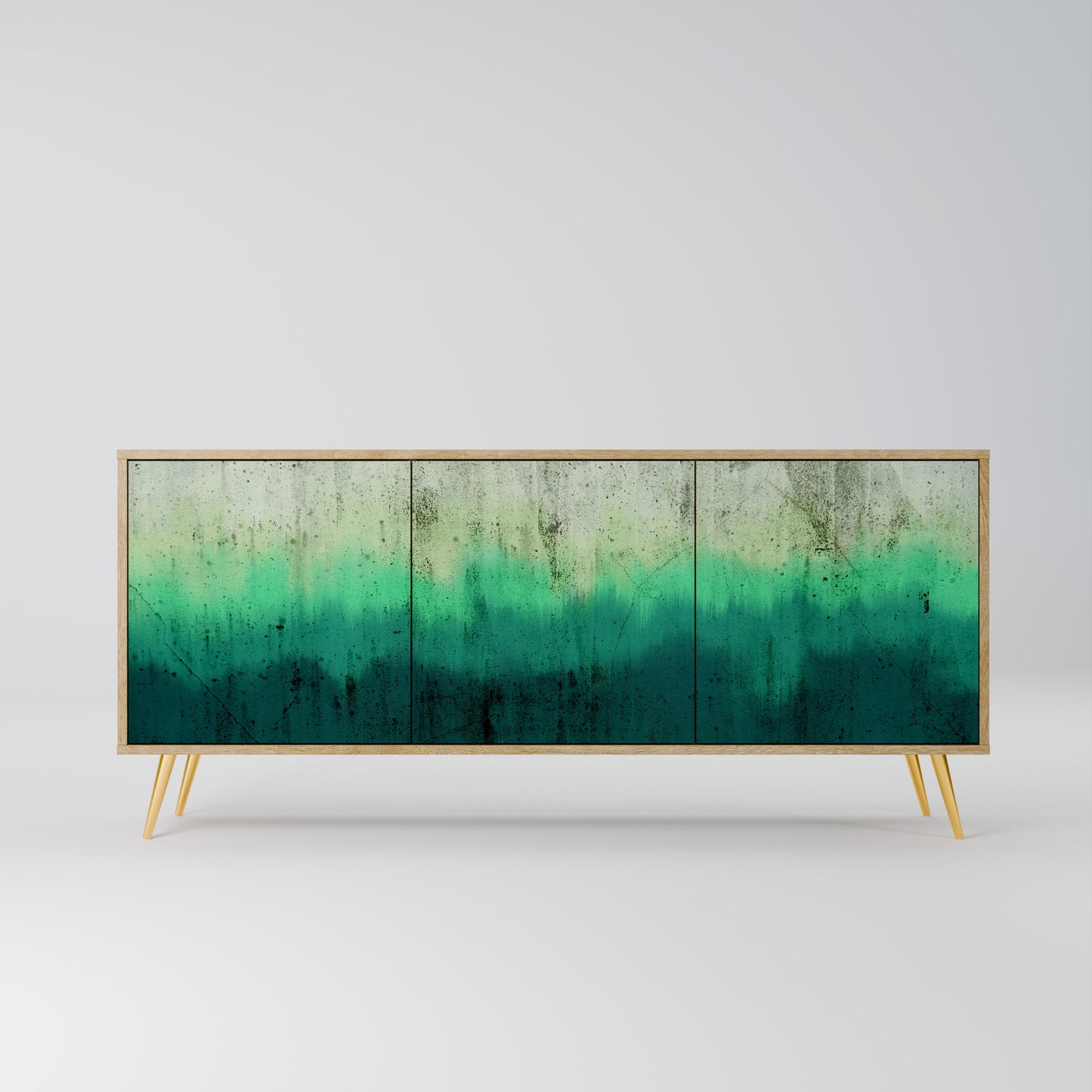 NORTHERN LIGHTS 3-Door Sideboard in Oak Effect