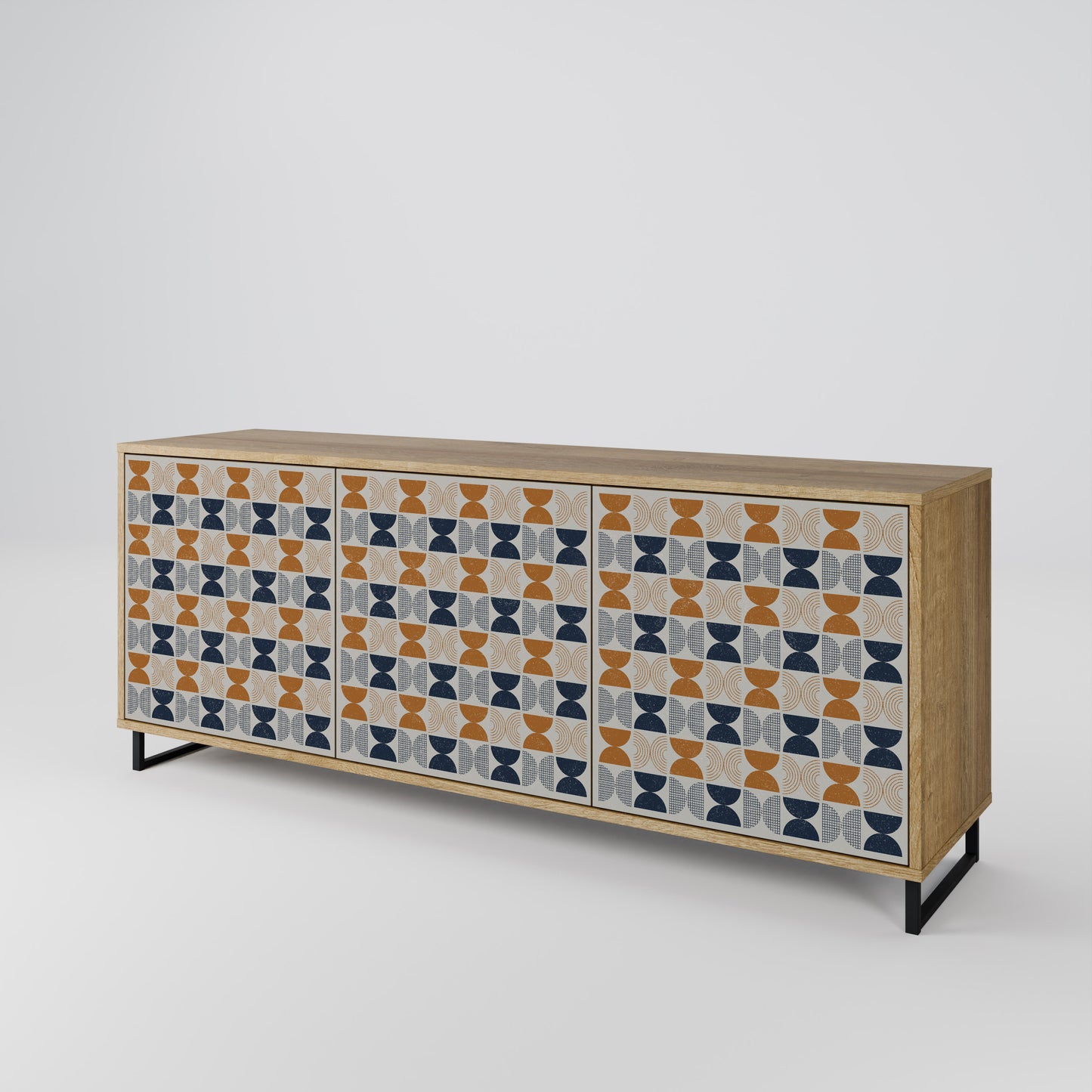 REFLECTION RANGE 3-Door Sideboard in Oak Effect
