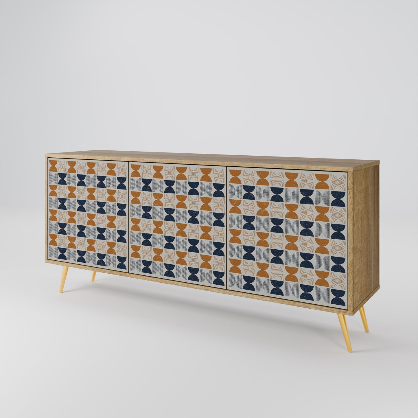 REFLECTION RANGE 3-Door Sideboard in Oak Effect