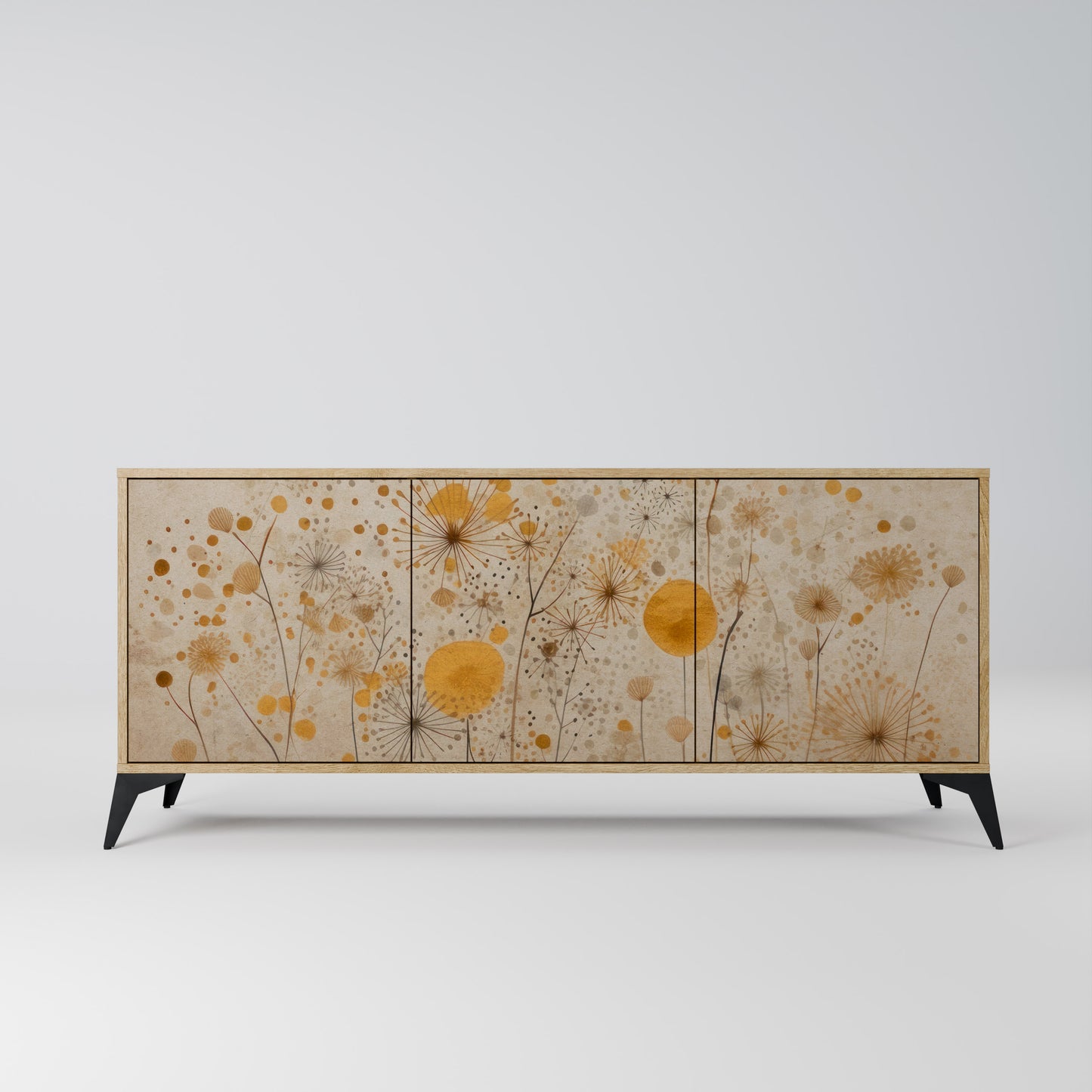 MORNING GLADE 3-Door Sideboard in Oak Effect