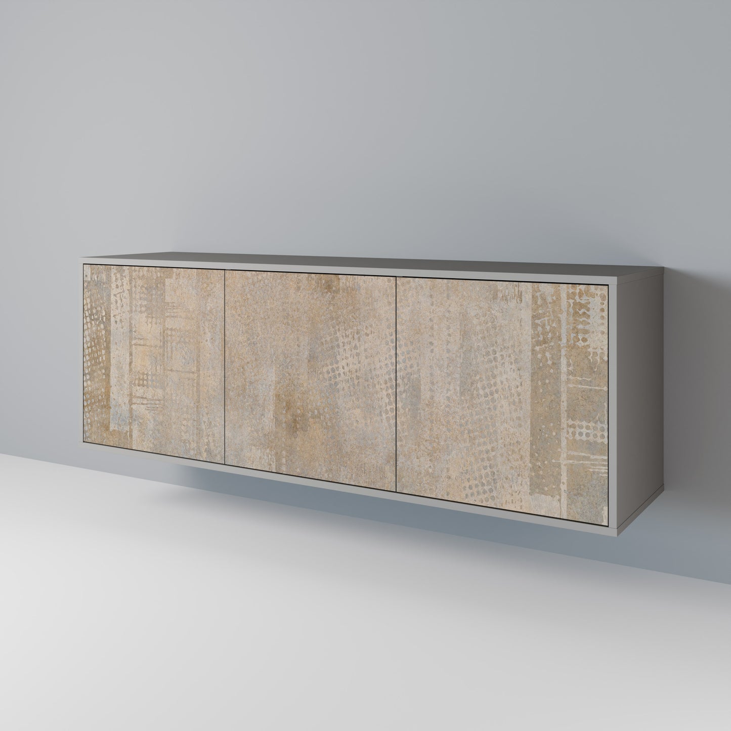 SCREEN ERROR 3-Door Sideboard in Grey Finish