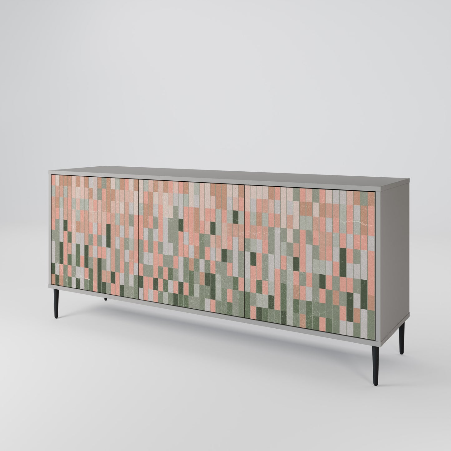 BUILDING THE FUTURE 3-Door Sideboard in Grey Finish
