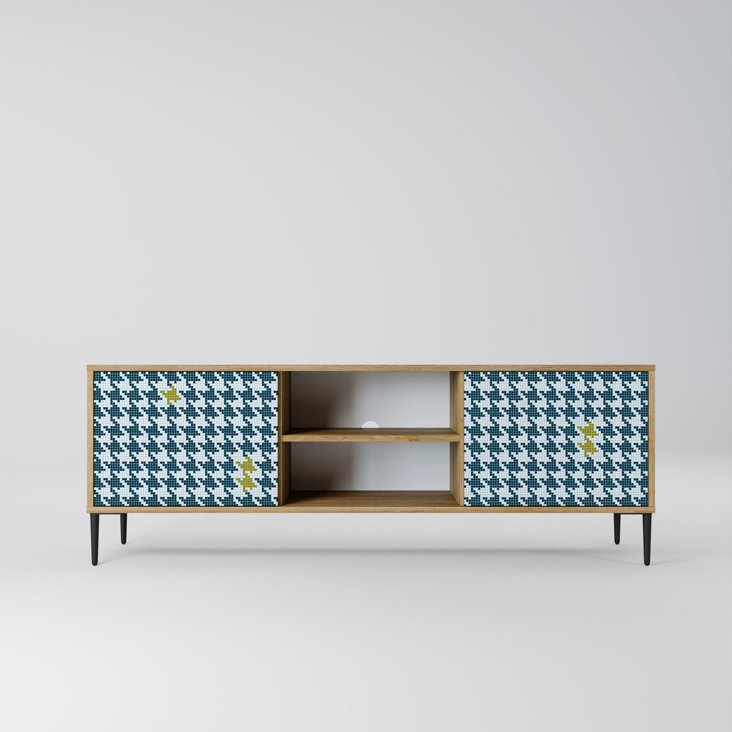 OUT OF CONTEXT 2-Door TV Stand in Oak Effect