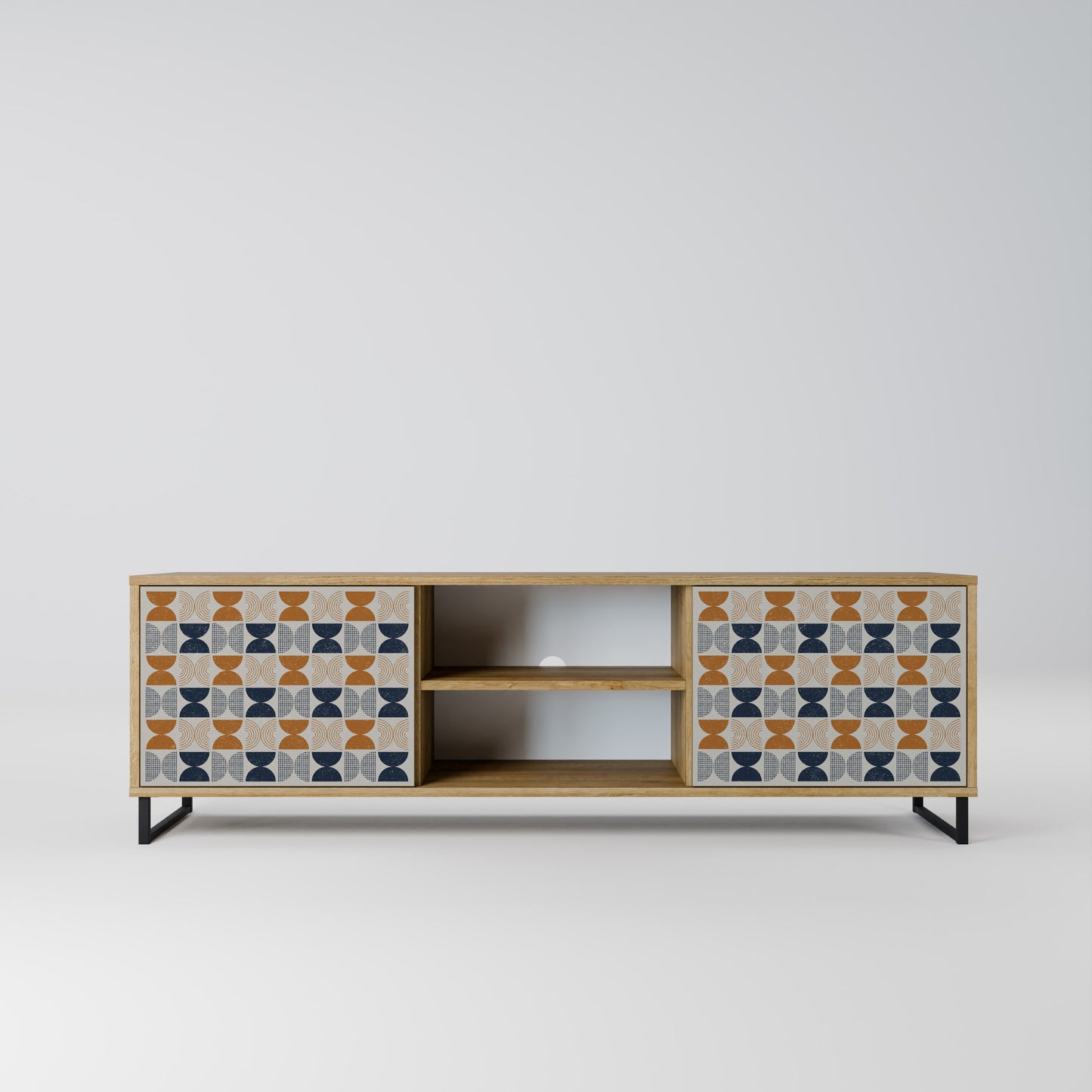 REFLECTION RANGE 2-Door TV Stand in Oak Effect