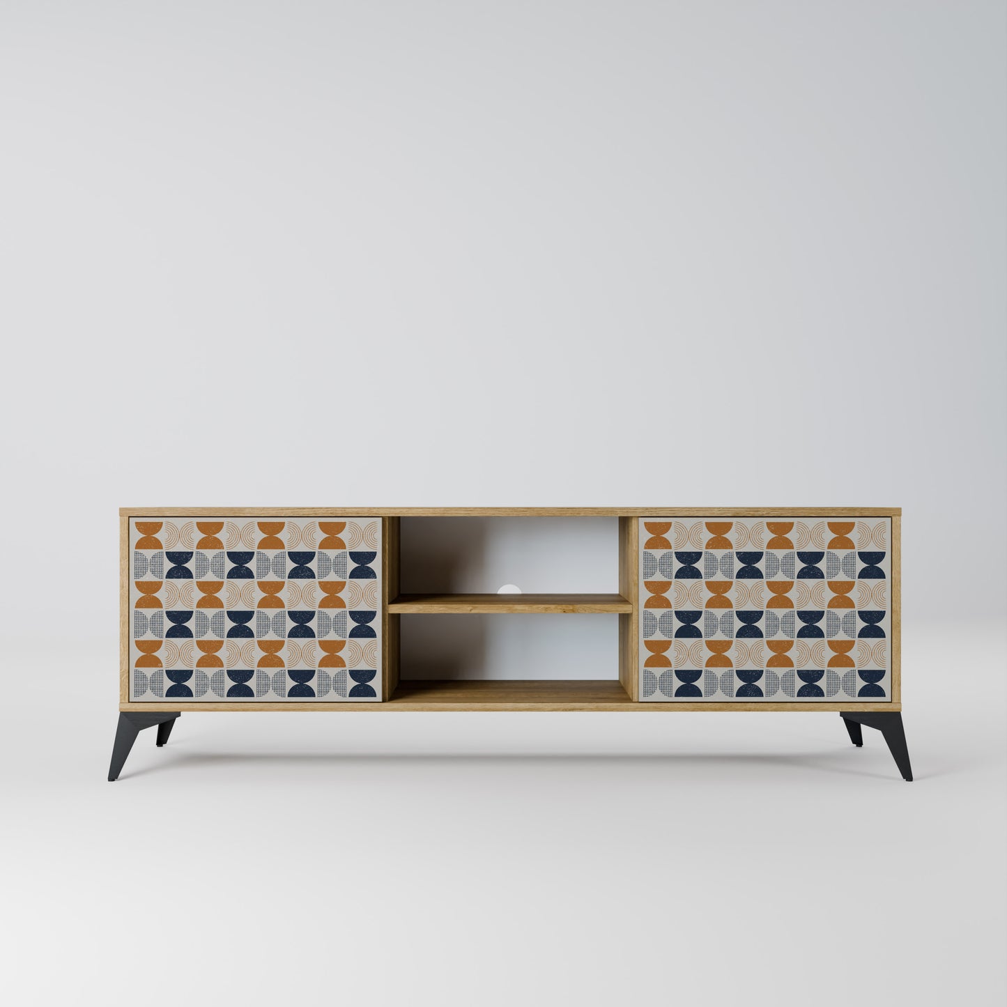 REFLECTION RANGE 2-Door TV Stand in Oak Effect
