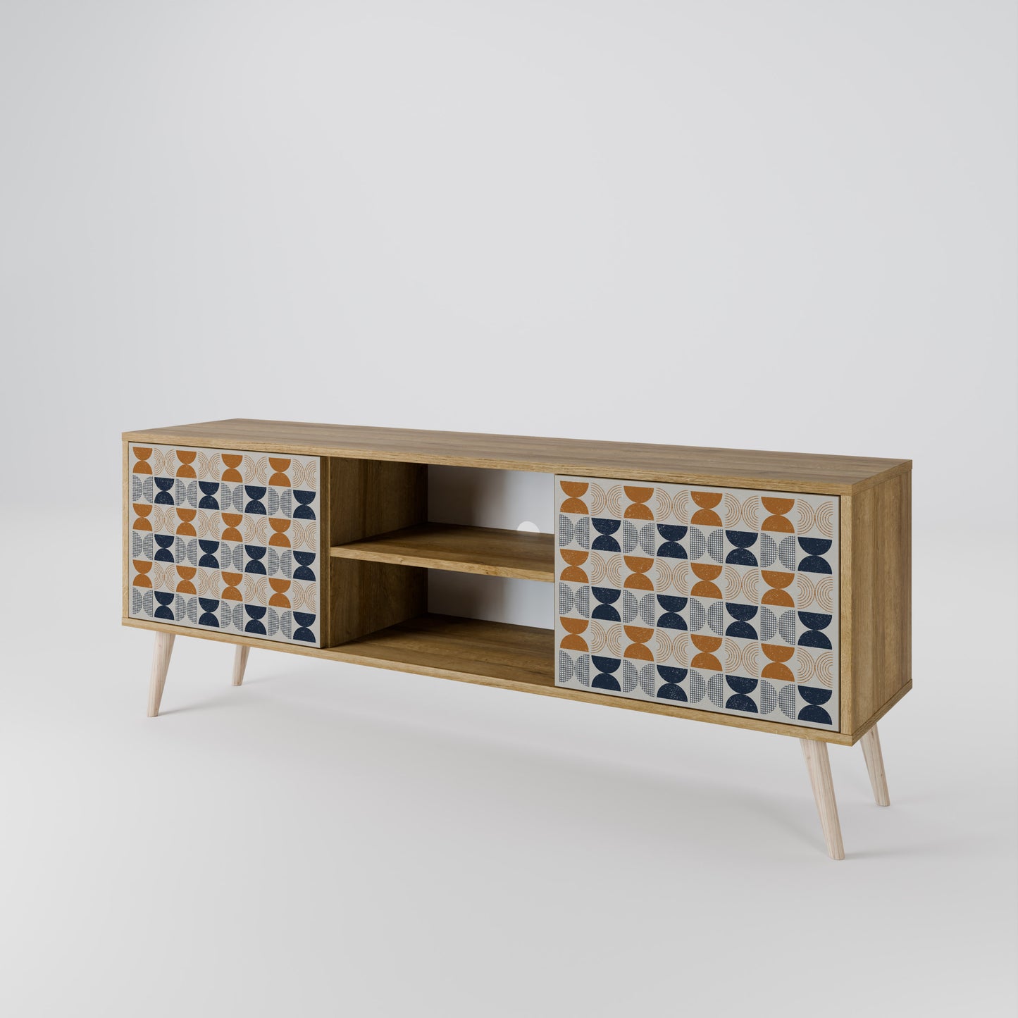 REFLECTION RANGE 2-Door TV Stand in Oak Effect