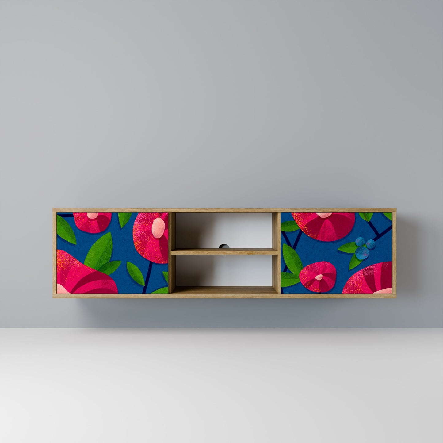 SPRING THOUGHTS 2-Door TV Stand in Oak Effect